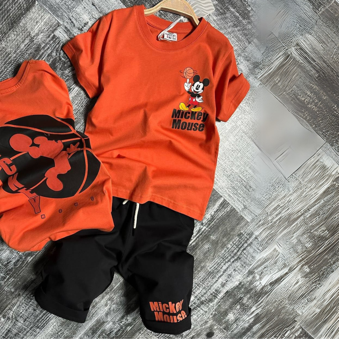 Mouse Dunk Boys Shorts Set