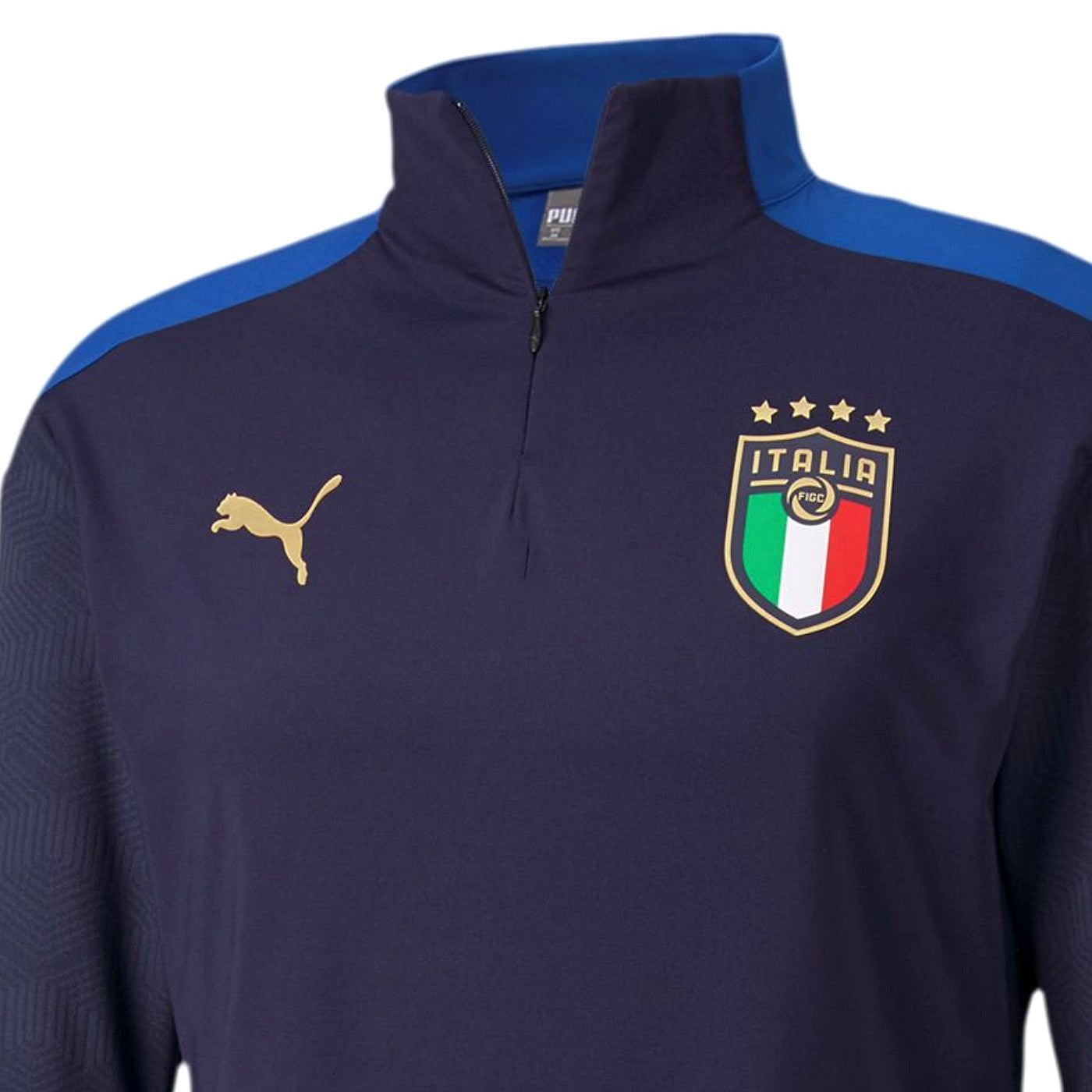 Italy soccer team technical training sweatshirt 2020/21 navy - Puma