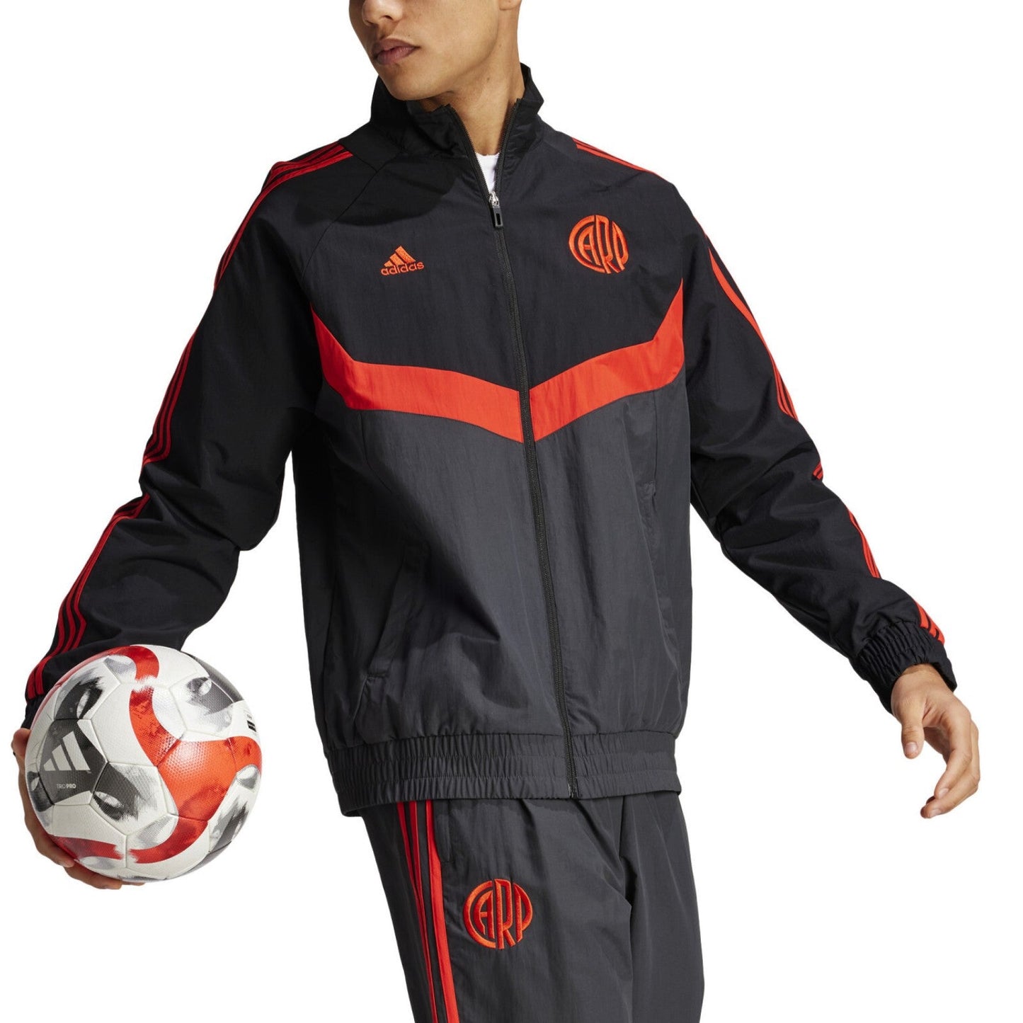 River Plate woven presentation Soccer tracksuit 2024 - Adidas