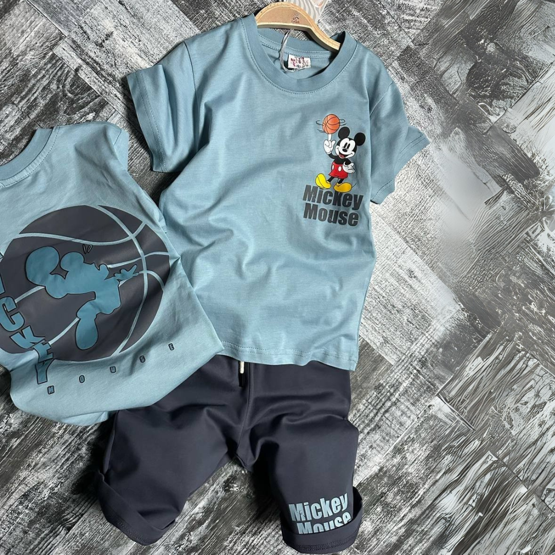 Mouse Dunk Boys Shorts Set