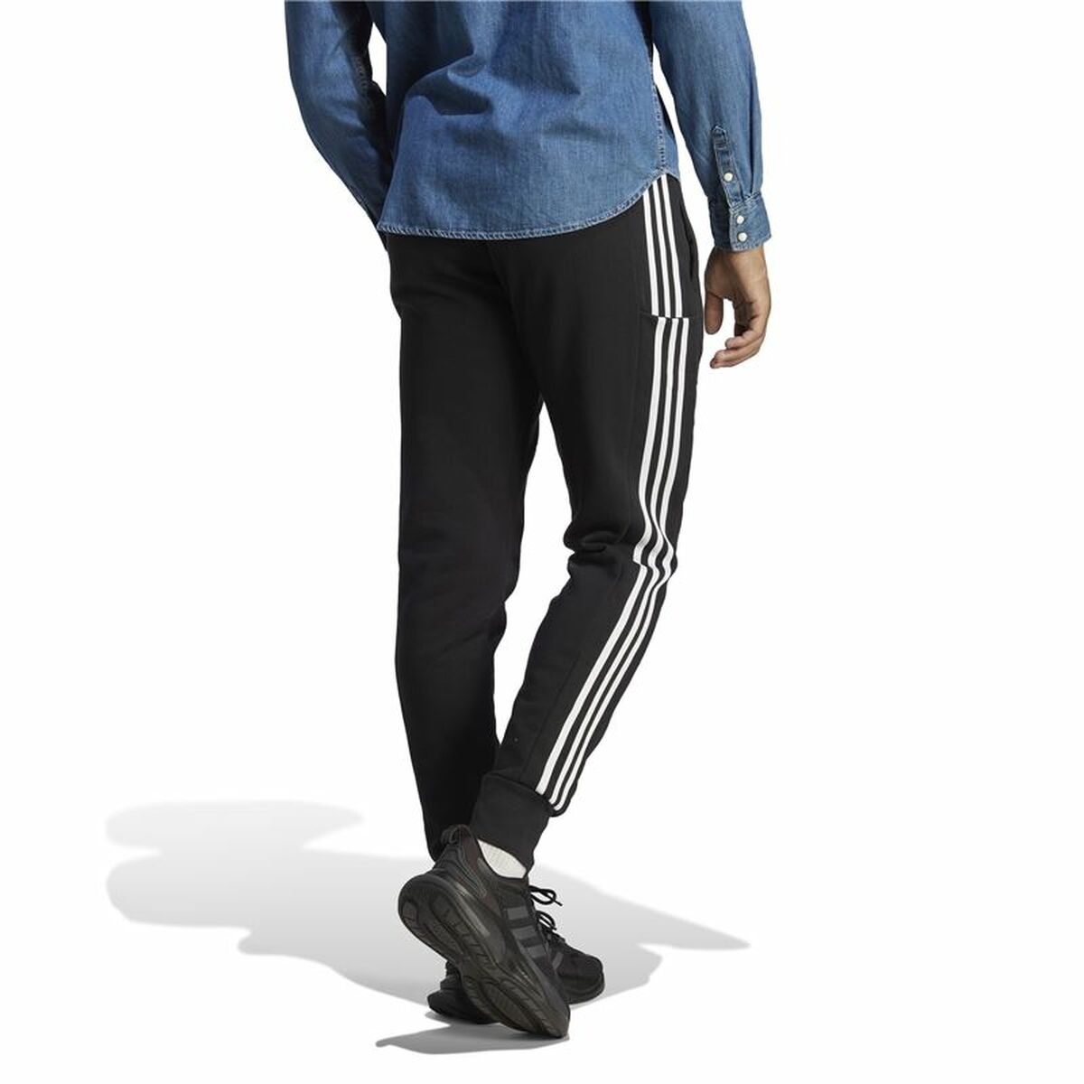 Long Sports Trousers Adidas Black Men
