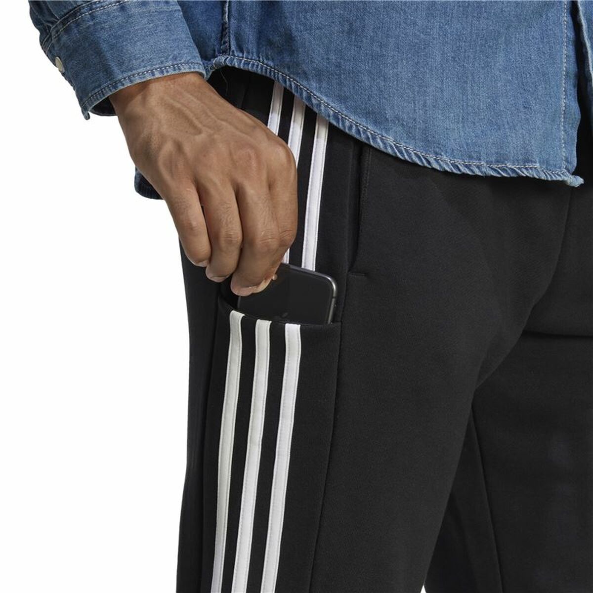 Long Sports Trousers Adidas Black Men