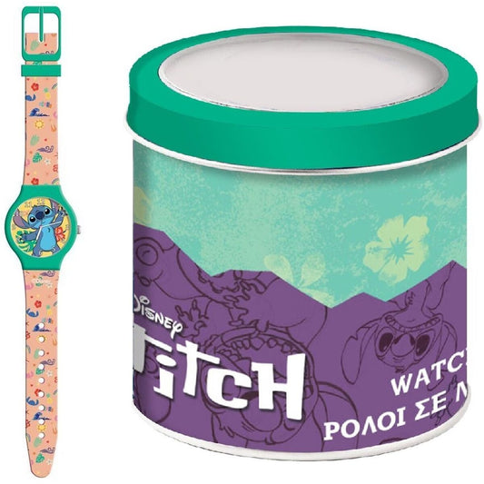 Infant's Watch Lilo & Stitch LILO & STITCH - TIN BOX Ø 33 mm!