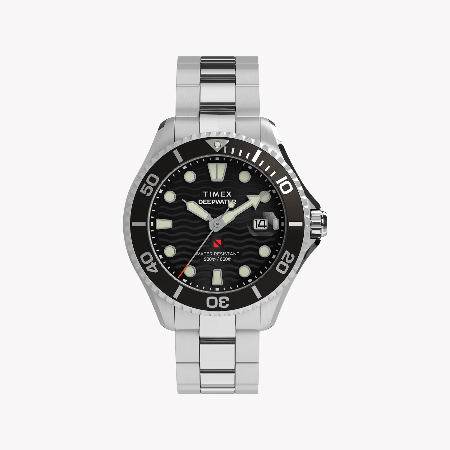 Deep Water Meridian 200 SST Black Dial Bracelet TW2W82000 | Men's Sport Watch