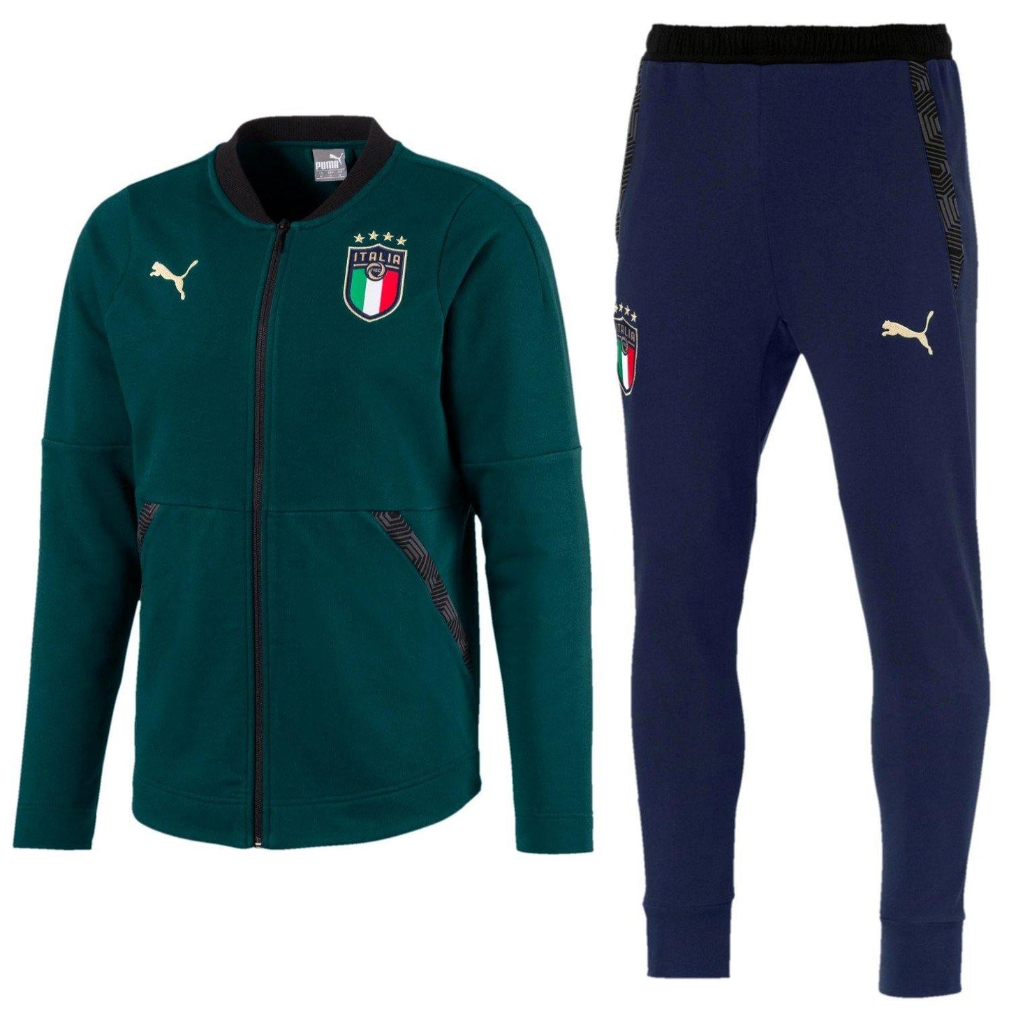 Kids - Italy green Casual presentation tracksuit 2019/20 - Puma