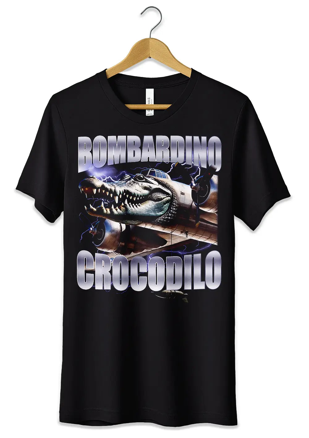 T-Shirt Maglietta Bombardino Crocodilo TikTok Italian Brainrot