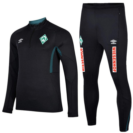 Werder Bremen soccer black training technical tracksuit 2020 - Umbro